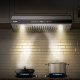 36' Under Cabinet Range Hood Vent Hood 900CFM Gesture & Touch Control