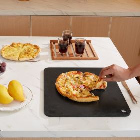 Pizza Steel, 16' X 14.5' X 1/4' Pizza Steel Plate For Oven, Pre-Seasoned Carbon Steel Pizza Baking Stone With 20X Higher Conductivity, Heavy Duty Pizz