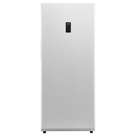 Convertible Freezer/Refrigerator, 14 Cu.Ft Frost Free Upright Freezer with Temp Control Panel, Door Open too Long Alarm, Adjustable Shelves and LED