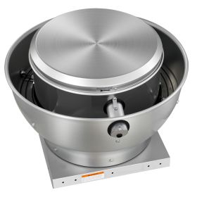 Commercial Kitchen Exhaust Fan, 1136 CFM Restaurant Canopy Hood Exhaust Fan, 0.33HP 250W Direct Drive Food Truck Hood Vent, High Speed & Low Noise