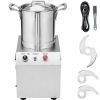 Food Processor & Vegetable Chopper, 6.3 Quart Food-Grade Stainless Steel Food Processor Chopper with 2 Extra S-Curve Blades