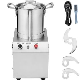 Food Processor & Vegetable Chopper, 6.3 Quart Food-Grade Stainless Steel Food Processor Chopper with 2 Extra S-Curve Blades