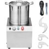 Food Processor & Vegetable Chopper, 15.9 Quart Food-Grade Stainless Steel Food Processor Chopper with 2 Extra S-Curve Blades