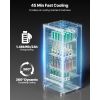 Commercial Merchandiser Refrigerator, 5.7 CU.FT Glass Door Display Refrigerator Upright Fridge