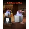Glass Froster Chiller, CO2 Beer Glass Froster, 8-10 Seconds/Cup with LED Light, Instant Glass Chiller for Wine, Cocktail, Champagne, Mixed Drinks
