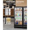 Commercial Merchandiser Refrigerator, 5.7 CU.FT Glass Door Display Refrigerator Upright Fridge