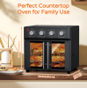 W1002P401138 Bread Machine Oven 26QT Large Capacity French Double Door Air Fryer 1700w 7 Preset Menus 7-in-1 Multifunctional for baking, baking