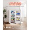 Convertible Freezer/Refrigerator, 14 Cu.Ft Frost Free Upright Freezer with Temp Control Panel, Door Open too Long Alarm, Adjustable Shelves and LED