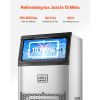 90lbs/24H Commercial Ice Maker Machine, 33lbs Storage Capacity Ice Maker with Drain Pump, 50 Ice Cubes in 15 Minutes