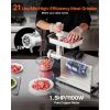 Meat Grinder, 21 Lbs/Min Capacity Electric Meat Grinders with Blade, Grinding Plate, Sausage Maker