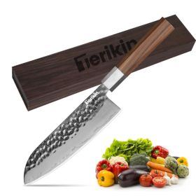 Japanese Chef Knife - 8 Inch Professional Chef's Knife Ultra Sharp Kitchen Knife Japanese 9-Layers VG-10 Clad, Chef Knife For Meat Vegetable Fruit Mea (Option: Santoku knife)