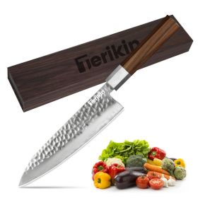 Japanese Chef Knife - 8 Inch Professional Chef's Knife Ultra Sharp Kitchen Knife Japanese 9-Layers VG-10 Clad, Chef Knife For Meat Vegetable Fruit Mea (Option: Chef knife)