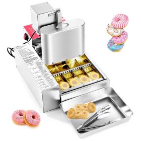 Commercial Automatic Donuts Machine, 4 Rows Donuts Making Equipment, 240 pcs/hour Electric High Power Doughnut Maker (Machine Specifications: Side-by-side Model-4P)