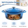 Cast iron soup POTS are suitable for various tools, such as ceramic, gas, induction cookers or barbecue grills. It can be used for cooking